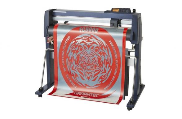 Режущий плоттер Graphtec FC9000-75 со стендом и корзиной